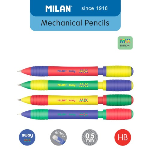 Milan Mechanical Pencils Sway Mix 0.5 mm (1 Pcs) #1850159