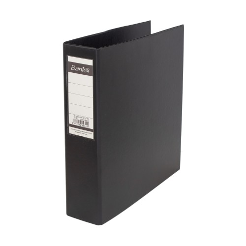 Bantex Ring Binder 2 Ring D 52mm Folio Black #8253 10