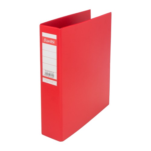 Bantex Ring Binder 2 Ring D 52mm Folio Red #8253 09