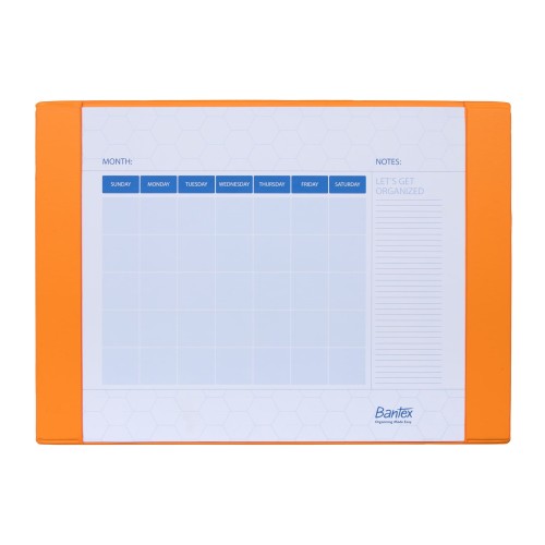 Bantex Deskpad Calender Small Mango #4163 64