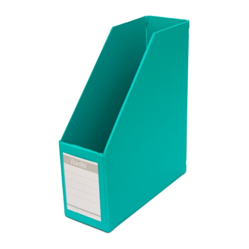 Bantex Magazine File (Box File) A4 10cm Turquoise #4012 22