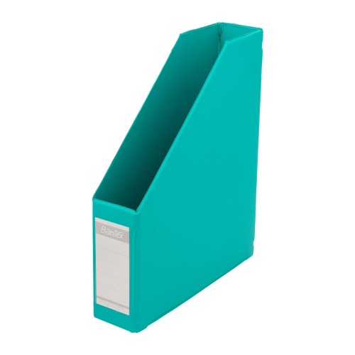 Bantex Magazine File (Box File) A4 7cm Turquoise #4010 22