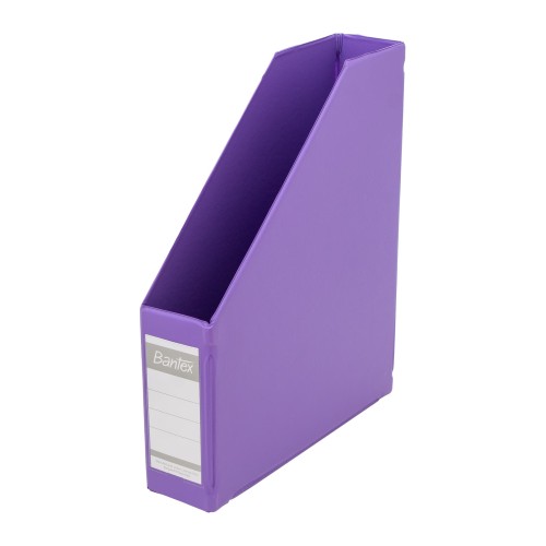 Bantex Magazine File (Box File) A4 7cm Lilac #4010 21