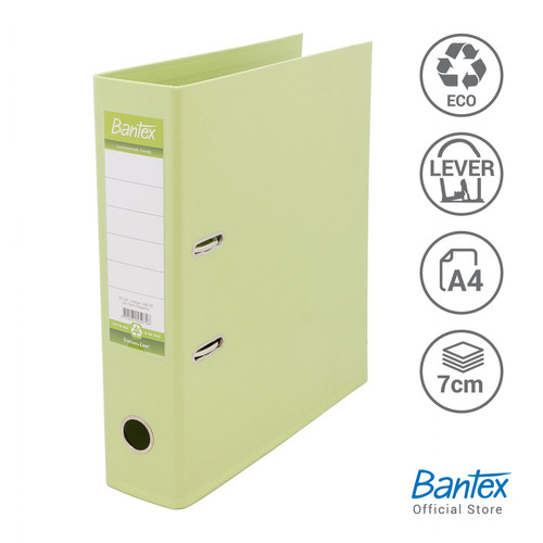 Bantex Lever Arch File Ordner Plastic A4 7cm Pistachio #1450 72