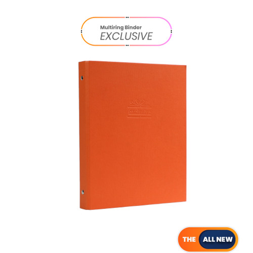 Bantex Exclusive Multiring Binder B5 26 Ring O 25mm Orange #1327 12