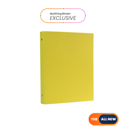 Bantex Exclusive Multiring Binder B5 26 Ring O 25mm Yellow #1327 06