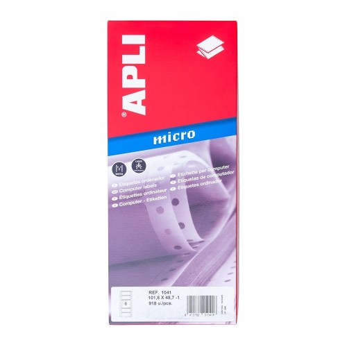 APLI Label Continuous Form 101,6 X 48,7MM 918 unit #AP01041