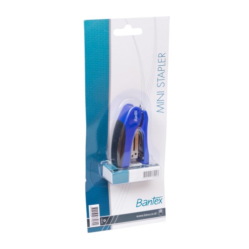 Bantex Mini Stapler (Including Staples no.10) Blueberry #9330 62