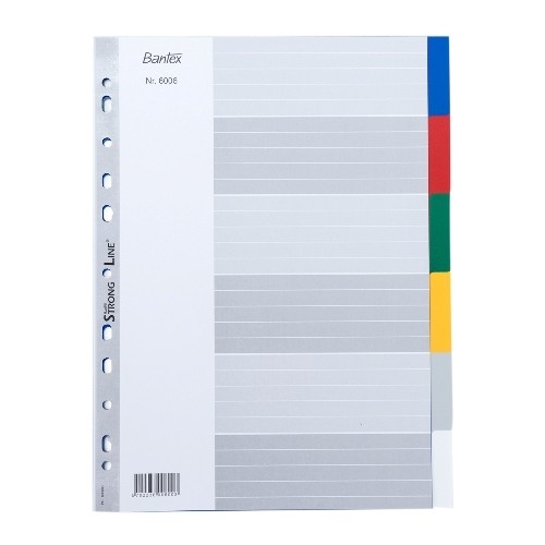 Bantex PP Colour Divider A4 (6 pages) #6006 00