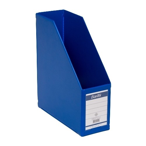 Bantex Magazine File (Box File) A4 10cm Cobalt Blue #4012 11