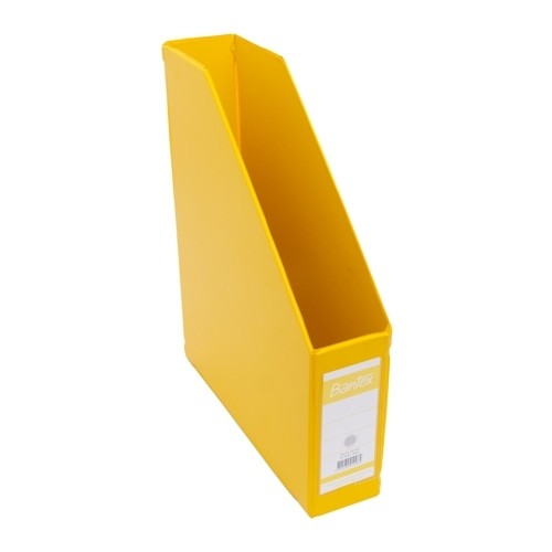 Bantex Magazine File (Box File) A4 7cm Yellow #4010 06