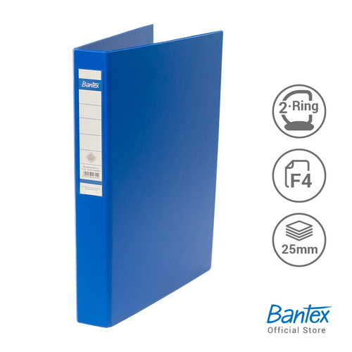 Bantex Ring Binder 2 Ring D 20mm Folio Cobalt Blue #8213 11