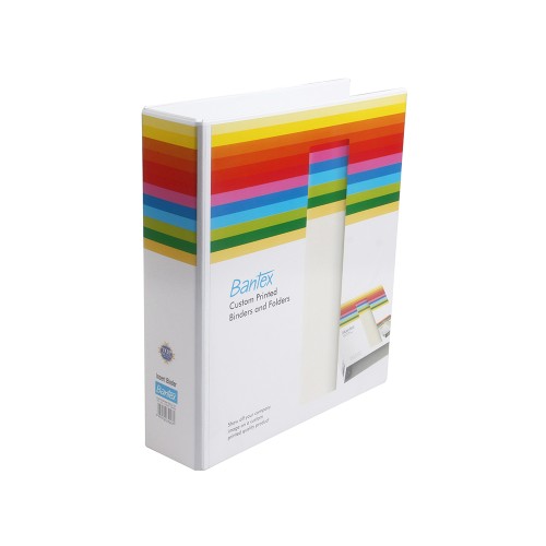 Bantex Insert Ring Binder 3 Ring 52mm A4 White #8652 07