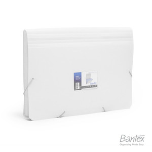 Bantex Expanding File Folio White #3601 07