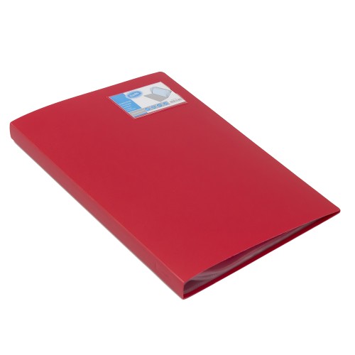 Bantex Display Book 40 Pockets Folio Red #3185 09