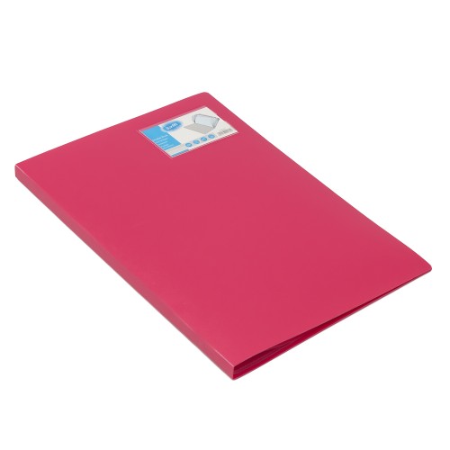 Bantex Display Book 20 Pockets Folio Melon #3183 63