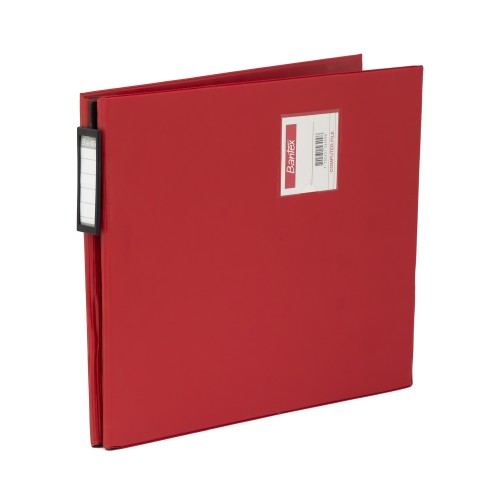 Bantex Computer File 9 1/2x11" Red #1564 09