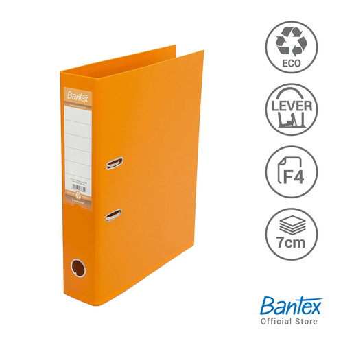 Bantex Lever Arch File Ordner Plastic Folio 7cm Mango #1465 64