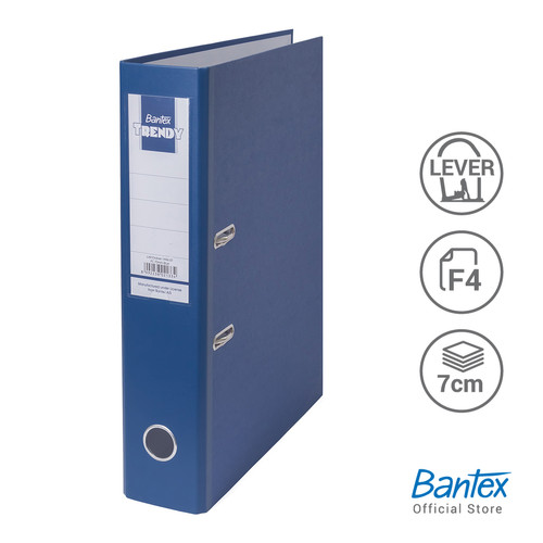 Bantex Lever Arch File Ordner Trendy Folio 7cm Blue #1446 01