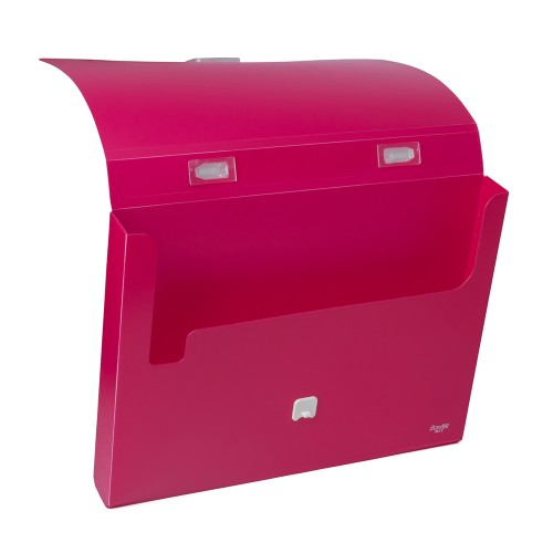 Bantex Portable Case With Handle Folio Pink #3611 19