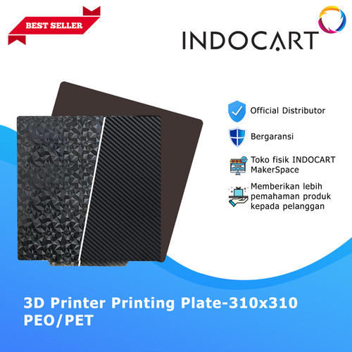 3D Printer Printing Plate Kit Dual Side Variaton Size 310x310mm