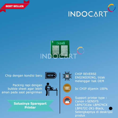 Chip Toner CRG-069 CRG069 Canon i-SENSYS LBP673Cdw 674CX 672C MF751cdw 752 753 754 755