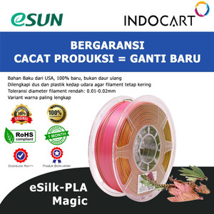 3D Printer FILAMENT ESUN SILK PLA Magic Gradation Colour 1.75mm 1kg