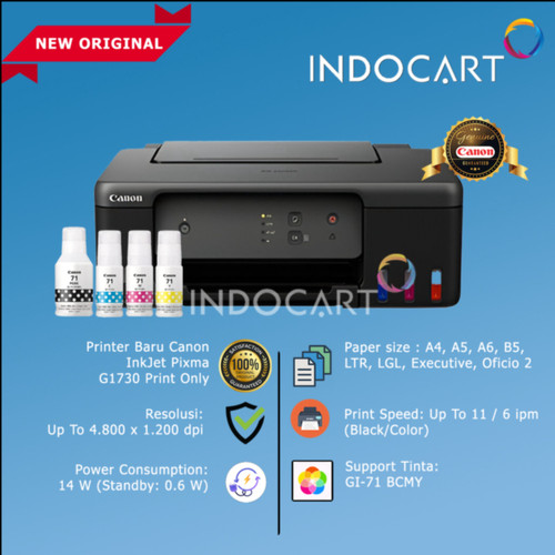 Printer Canon InkJet Pixma G1730 G-1730 Print Only