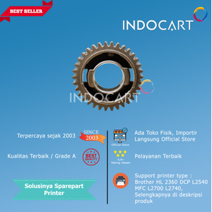 Gear 34T Pressure Roller-HL 2360 2365 DCP L2540 MFC L2700 L2740