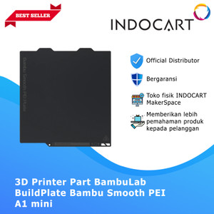 INDOCART 3D Printer BambuLab Build Plates Smooth PEI Plate A1 mini