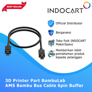 INDOCART 3D Printer Parts BambuLab AMS Bambu Bus Cable 6pin Buffer