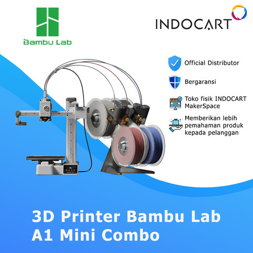 3D Printer Unit BambuLab A1 Mini Combo, Multi Colour AMS 3D Printer