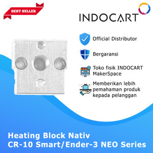 INDOCART 3D Part Creality Heating Block Nativ CR-10 Smart/3 NEO Series