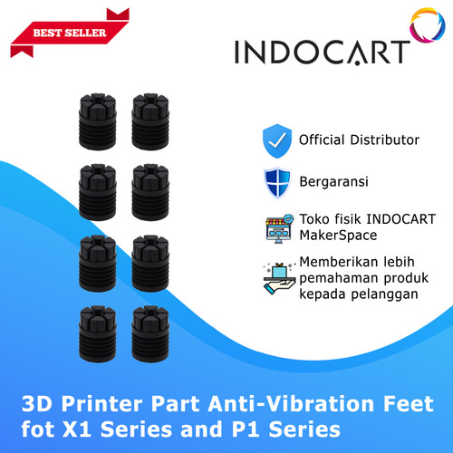 INDOCART 3D Printer Parts BambuLab Anti Vibration Feet Bambu Lab