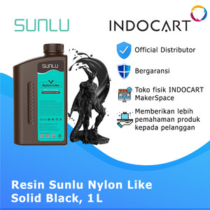 INDOCART Tinta Resin 3D Printer Sunlu PA Nylon Like Solid Black-1kg