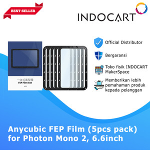 INDOCART 3D Printer Resin FEP Film Anycubic Photon Mono 2 5pcs