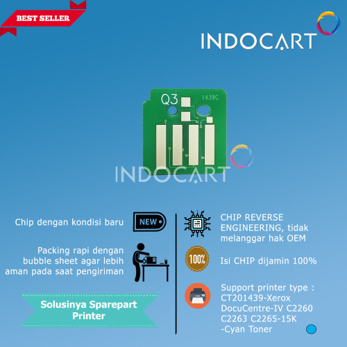 Chip CT201439 1440 1441-Xerox DocuCentre-IV C2260 C2263 C2265-15K CMY