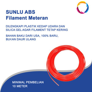 INDOCART Tinta Filamen 3D Pen Printer Filament SUNLU ABS/mtr