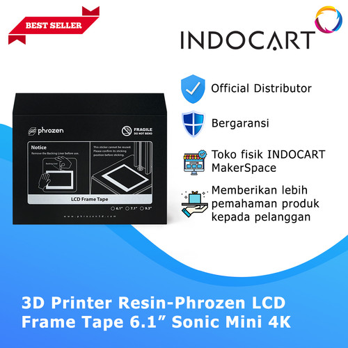 INDOCART 3D Printer Resin-Phrozen LCD Frame Tape 6.1” Sonic Mini 4K