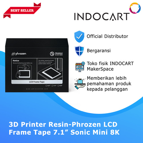 INDOCART 3D Printer Resin-Phrozen LCD Frame Tape 7.1” Sonic Mini 8K