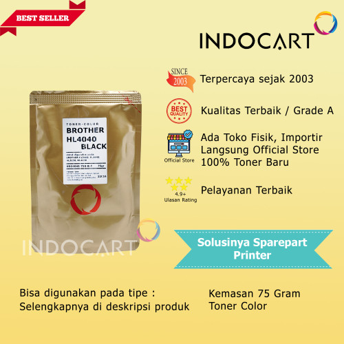 Serbuk Toner Warna Jepang-TN267 TN-267-HL L3270 DCP L3551-75gr-K