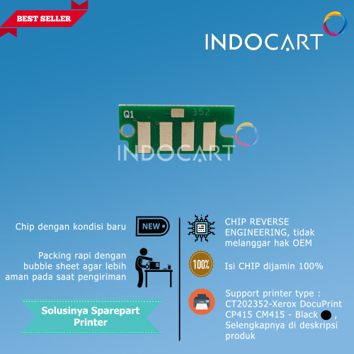 Chip CT202352 CT202353 CT202354 CT202355-Xerox DocuPrint CP415 CM415