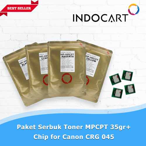 Paket Serbuk Toner MPCPT+Chip for Canon CRG045 CRG054 CRG 045 054