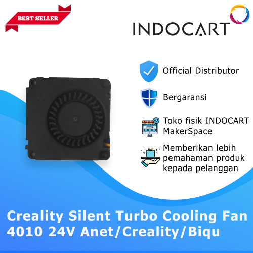 INDOCART Turbo Cooling Fan 3D Printer Creality 4010 24V