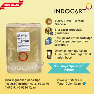 Serbuk Toner Warna Jepang-TN451 TN-451-MFC L8690 L8900-50gr-CMY