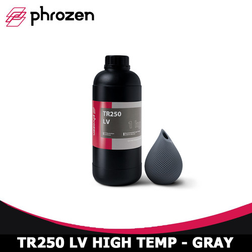 INDOCART Tinta Resin 3D printer Phrozen TR250LV High Temp-Gray