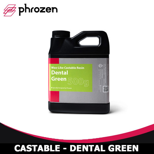 INDOCART Tinta Resin Phrozen Wax-Like Castable Dental Green-500gr