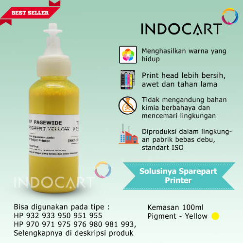 IndoCart Tinta HP OfficeJet 932 933 950 951 955-Pigment-100ml