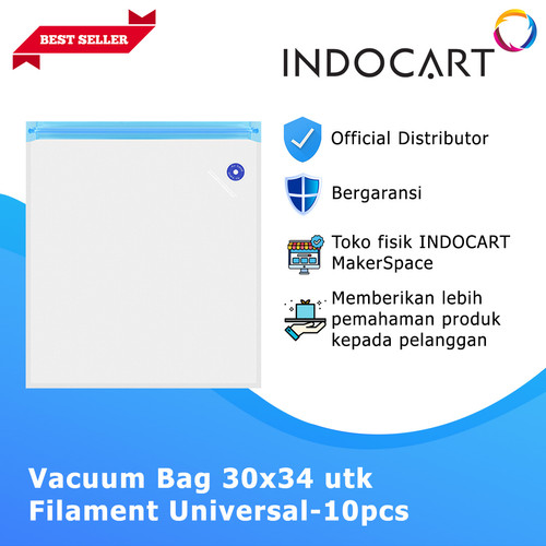 Vacuum Bag 30x34 utk 3D Printer Filament Universal-10pcs