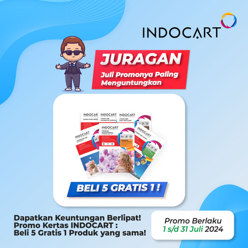 IndoCart Kertas Foto-Microporous RC Luster Photo Paper-260g-A4-20s